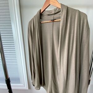 Ann Taylor Taupe Knit Cardigan